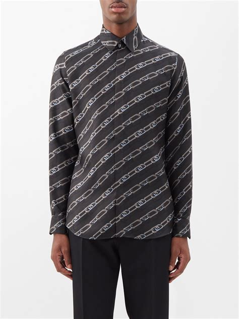 fendi shirt silk